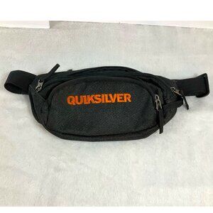 Quiksilver Fanny Pack‎ - Crossbody Bag - Black - Surf Surfing Bag Vintage 90’s